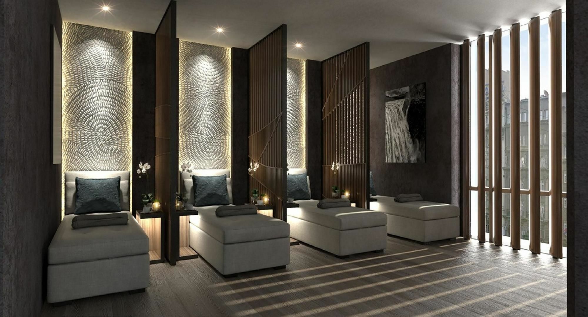 Готель Hilton Белград Екстер'єр фото 3D rendering of a spa